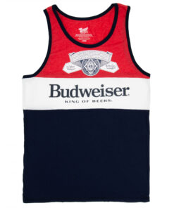 Budweiser Three Color Block Tank Top