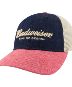 Budweiser Classic Logo and Colors Adjustable Snapback