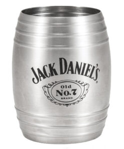 Jack Daniel's 2-Chamber Metal Barrel Jigger