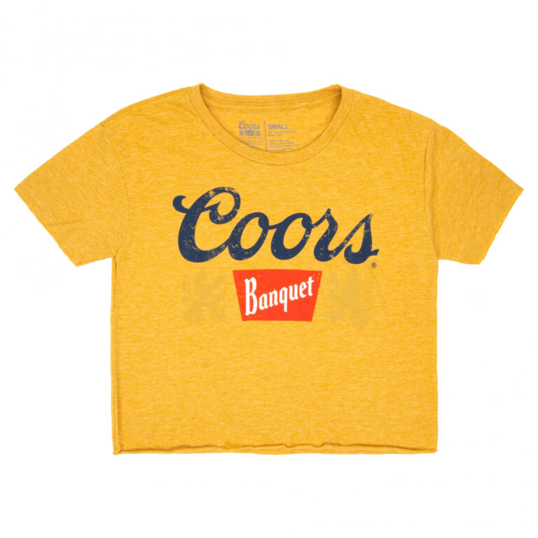 Coors Banquet Golden Women’s Crop Top T-Shirt