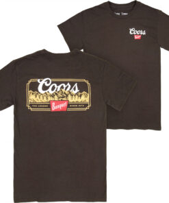 Coors Banquet Rocky Road Front and Back Print T-Shirt