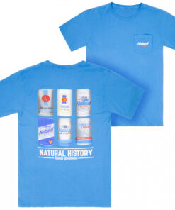 Natural Light Men's Blue Natural History Rowdy Gentleman T-Shirt