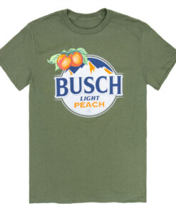 Busch Light Peach Logo Green Colorway T-Shirt