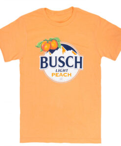 Busch Light Peach Logo Orange Colorway T-Shirt