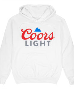 Coors Light Logo White Sweatshirt Hoodie