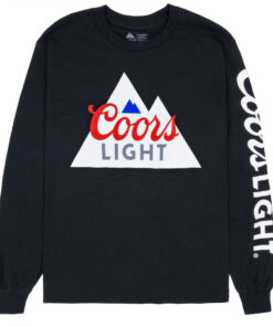Coors Light Logo Black Long Sleeve Shirt