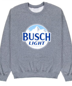Busch Light Logo Grey Crewneck Sweatshirt