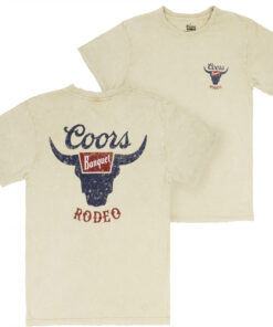 Coors Banquet Rodeo Mineral Wash Natural Beige T-Shirt