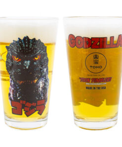 Godzilla Close Up Pint Glass