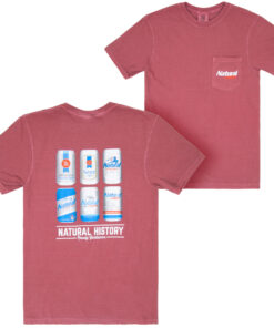 Natural Light Beer Natural History Pocket T-Shirt