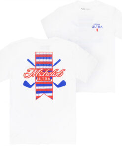 Michelob Ultra Golf Scorecard White Colorway Front/Back Print T-Shirt