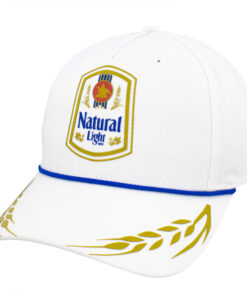 Natural Light Golden Laurels Rope Golfer Hat