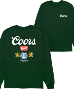 Coors Banquet Golden CO Logo Front and Back Print Long-Sleeve Shirt