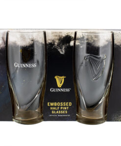 Guinness Beer 10 oz Half-Pint Glass 2-Pack