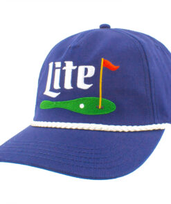 Miller Lite Golf Adjustable Rope Hat