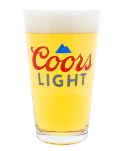 Coors Light Simple Logo 16oz Pint Glass
