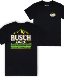 Busch Light Corn Field White Text Front And Back T-Shirt