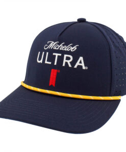 Michelob Ultra Logo Navy Colorway Rope Golf Club Hat