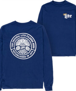 Miller Lite The Original Lite Front and Back Print Long-Sleeve Shirt
