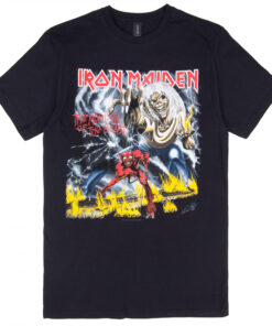 Iron Maiden Number of the Beast 1982 Classic Album Cover T-Shirt