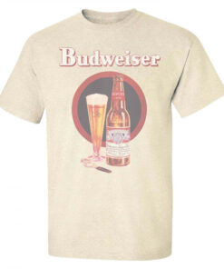 Budweiser Vintage Ad Tan Colorway T-Shirt