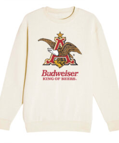 Budweiser King of Beers Eagle Logo Crewneck Sweatshirt