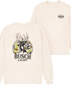 Busch Light Deer Hunting Camo Logo Long Sleeve Shirt