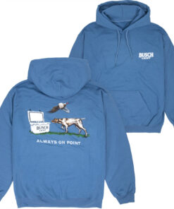 Busch Light Always On Point Front & Back Print Pull-Over Hoodie