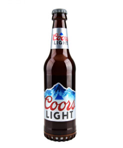 Coors Light Bottle with Built in Bluetooth Speaker