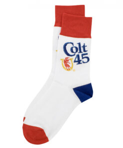 Colt 45 Blue Logo Crew Socks