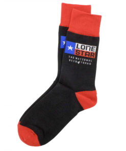 Lone Star Texas Flag Logo Crew Socks