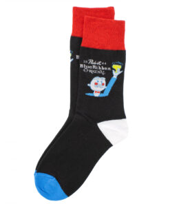 Pabst Blue Ribbon PBR Bartender Crew Socks