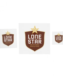 Lone Star Beer Logo Sticker Various Sizes 3-Pack