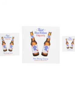 Pabst Blue Ribbon PBR Original Beers Sticker Various Sizes 3-Pack