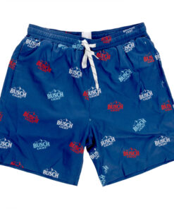 Busch Light Logo Pattern Board Shorts