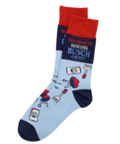 Busch Light American Grilling Crew Socks