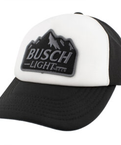 Busch Light Mountains Embroidered Logo Trucker Hat