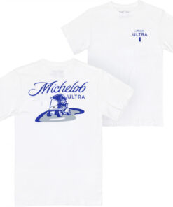 Michelob Ultra Golf Cart Front and Back Print T-Shirt