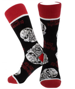 Iron Maiden Eddie Skulls Crew Socks