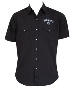 Jack Daniels Men's Black Button Down Shirt