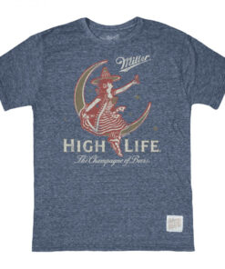 Miller High Life Girl in the Moon Triblend T-Shirt