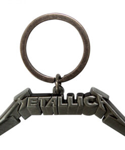 Metallica 3D Silver Logo Keychain