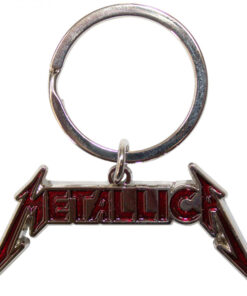 Metallica Red Logo Keychain