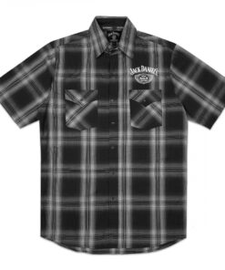 Jack Daniels Old No.7 Plaid Button Down Shirt