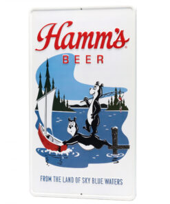 Hamm's Beer From the Land of Sky Blue Waters Metal Sign