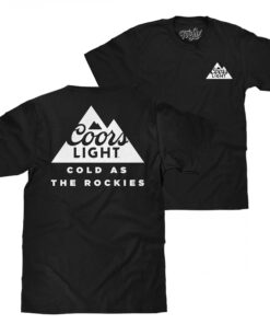 Coors Light Cold as the Rockies Front-Back T-Shirt
