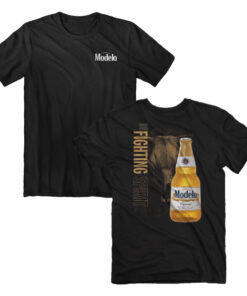 Modelo The Fighting Spirit Front and Back Print T-Shirt