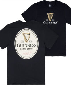 Guinness Extra Stout Label Front and Back T-Shirt