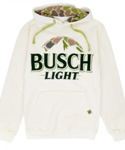 Busch Light Logo Camo Pull-Over Hoodie