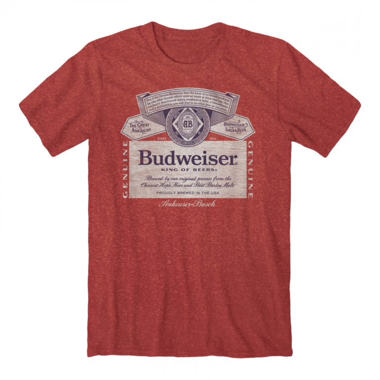 Budweiser King of Beers Print T-Shirt